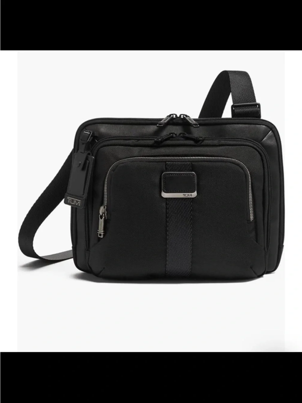 NWT TUMI men’s Jackson crossbody bag 9.75”x13”x2” black